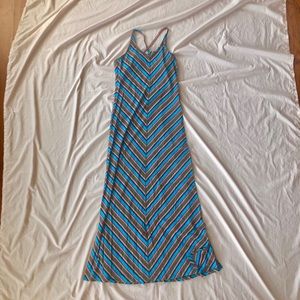 Striped PRANA stretchy dress